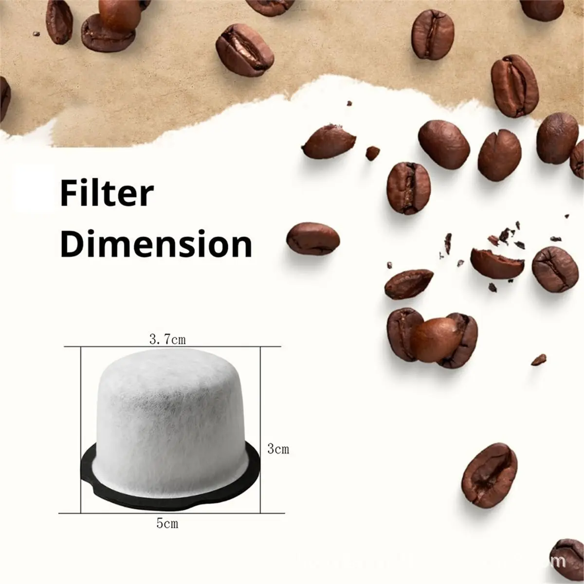 Quality Parts Carbon Coffee Filter Cartridges 6-Pack Compatible for Profile Café Grind & Brew Coffee Maker