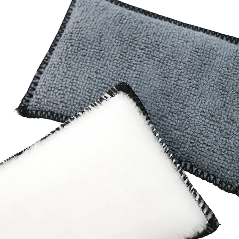 Picture 6: Car Interior Scrubbing Sponges Microfiber Car Wash Sponges Auto Detailing Scrub Pads Interior Cleaning Sponges for Car Leather