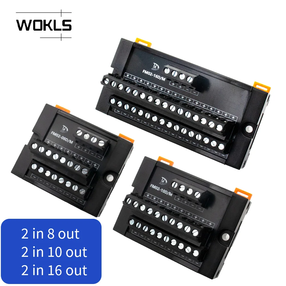 Spring terminals Save Wiring Split Terminal Block 10A Power Splitter PLC Terminal Block one in more out