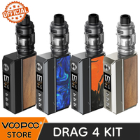 Original VOOPOO Drag 4 Kit 177W Mod 5.5ml UFORCE-L Tank & PnP-TW20 Coil Electronic Cigarette External 18650 Vaporizer