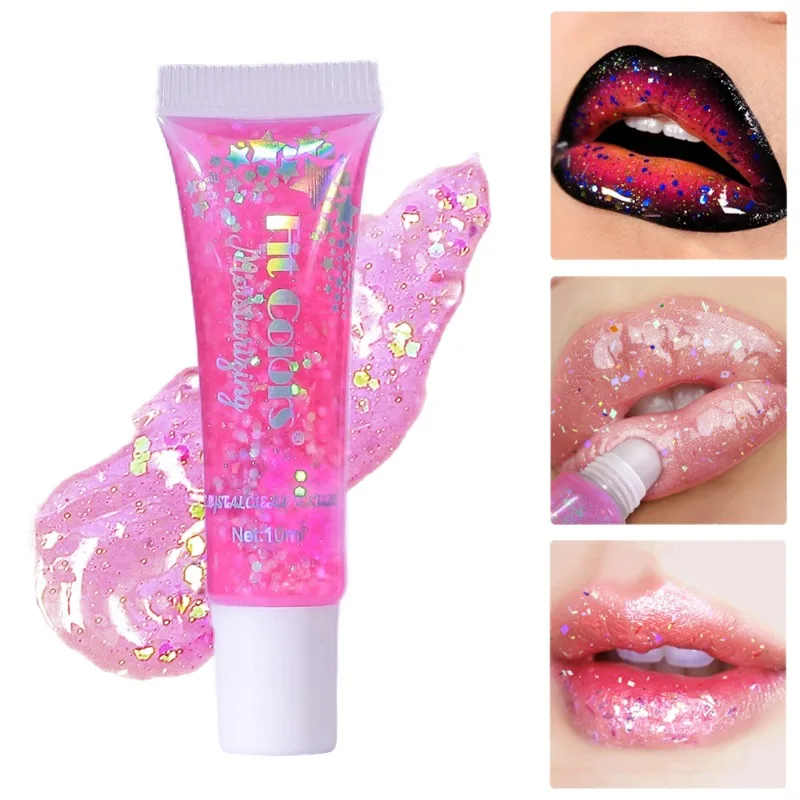 ลิปออยล์เปลี่ยนสี 6 เฉดสี ประกายมุก ฉ่ำวาว สูตรเพิ่มความชุ่มชื้นและอวบอิ่ม รุ่นคริสต์มาส สำหรับงานปาร์ตี้ช่วงเทศกาล