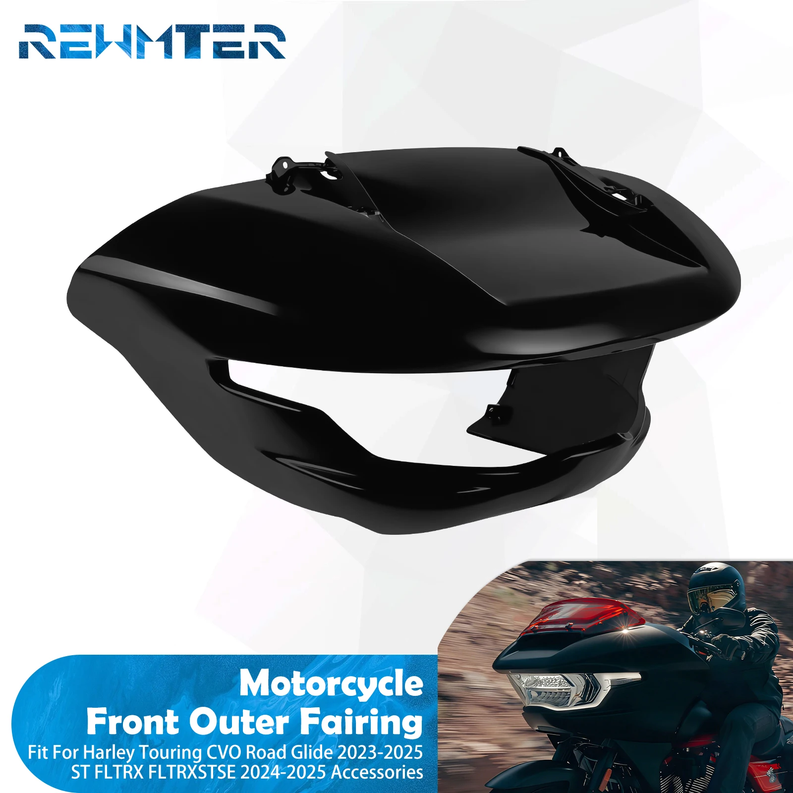 

Motorcycle Front Outer Fairing ABS Cover Accessories For Harley Touring CVO Road Glide 2023-2025 ST FLTRX FLTRXSTSE 2024-2025