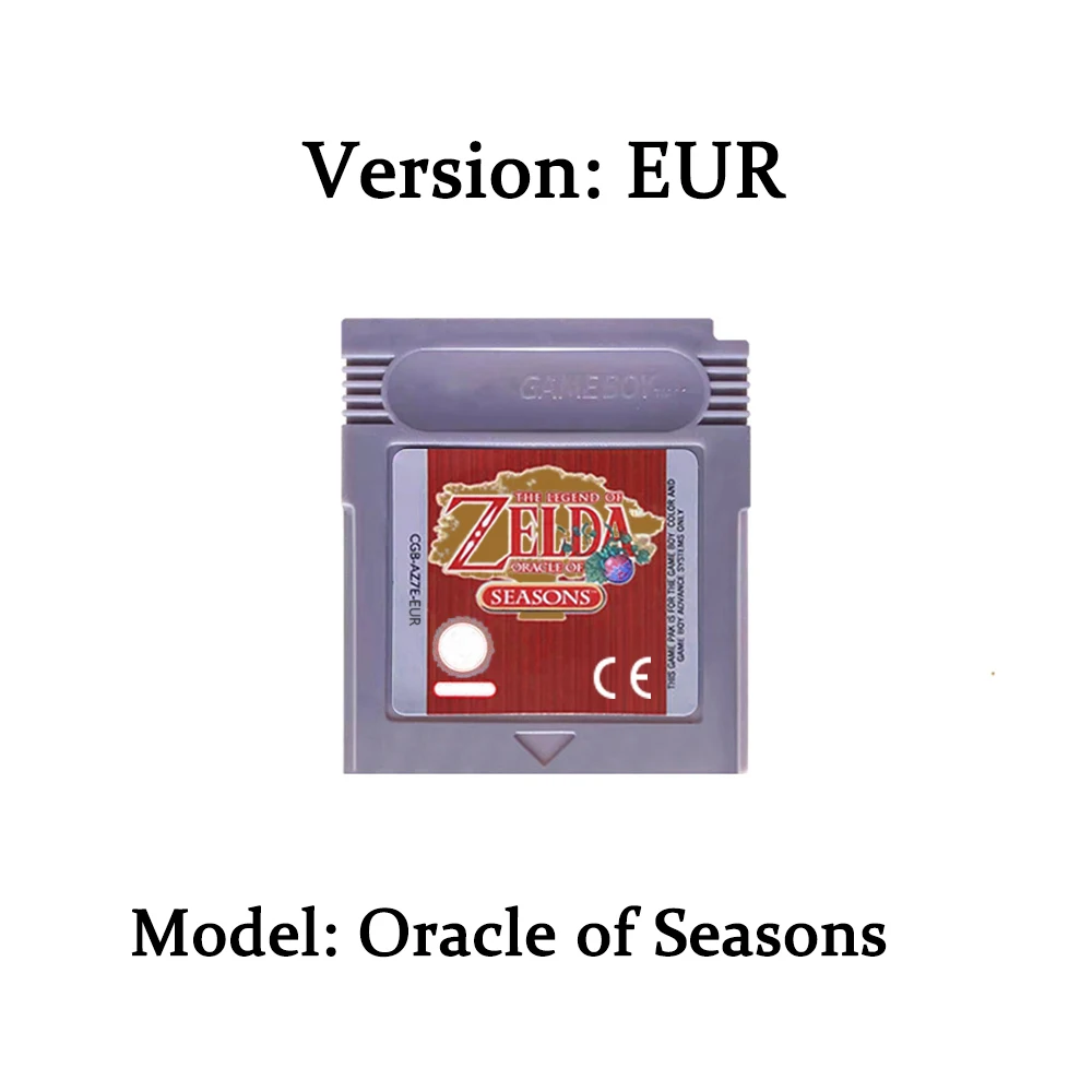 Zelda-Serie GBC 16-Bit-Videospielkassette Spielkonsolenkarte Zelda Links Awakening Oracle of Ages Seasons Hochwertig für GBC – Detail 5