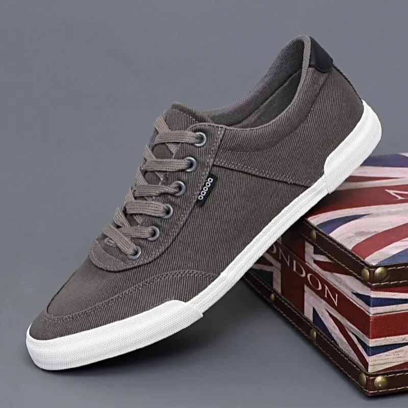 

Summer Men's Canvas Shoes Cloth Soft Sneakers Men's Canvas Shoes Breathable Vulcanized Wear Resistant Sneaker