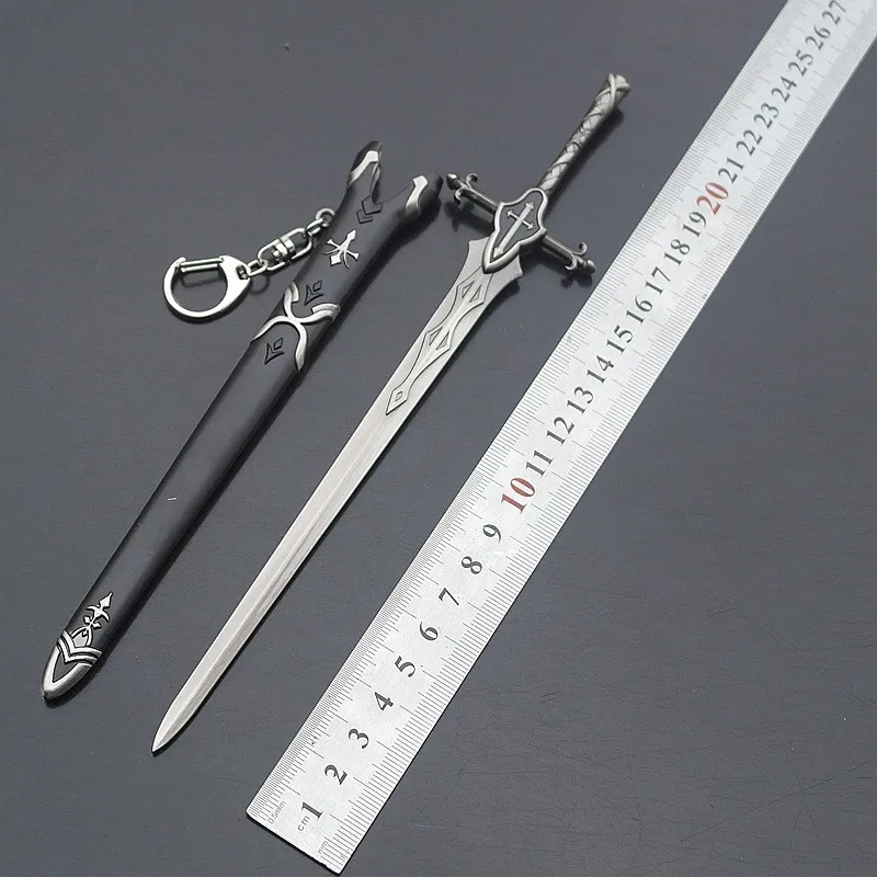 22cm Balmung Sword Siegfried Fate Game Anime Peripherals Fate/Apocrypha La Pucelle Metal Weapon Crafts Toy for Boy Home Ornament