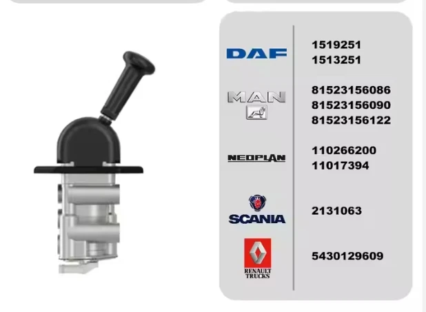 MAN TGX TGA TGS Truck Brakes Use 430129609 2131063 1102662000 9617222620 Hand Brake High Quality Replacement Part - view 3