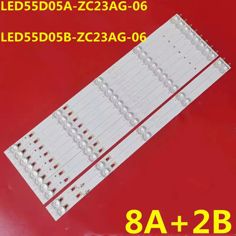 5set LED Strip For LU55C51 LS55A51 LS55M31 LS55U620C LS55H610X LS55H610N LS55H710N LED55D05A-ZC29AG-02 LED55D05B-ZC29AG-02