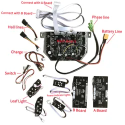 スクーター用多機能バランスアクセサリー,オリジナルの日曜大工,6.5インチ,kcqマザーボード,Bluetoothなし36v