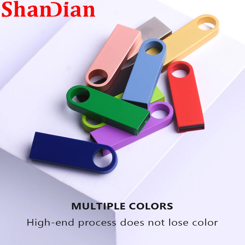 

New Metal Mini Flash Drive USB 2.0 64GB Custom LOGO 32GB Pen Drives 16GB Memory Stick 8GB U Disk 4GB Black Commercial Affairs