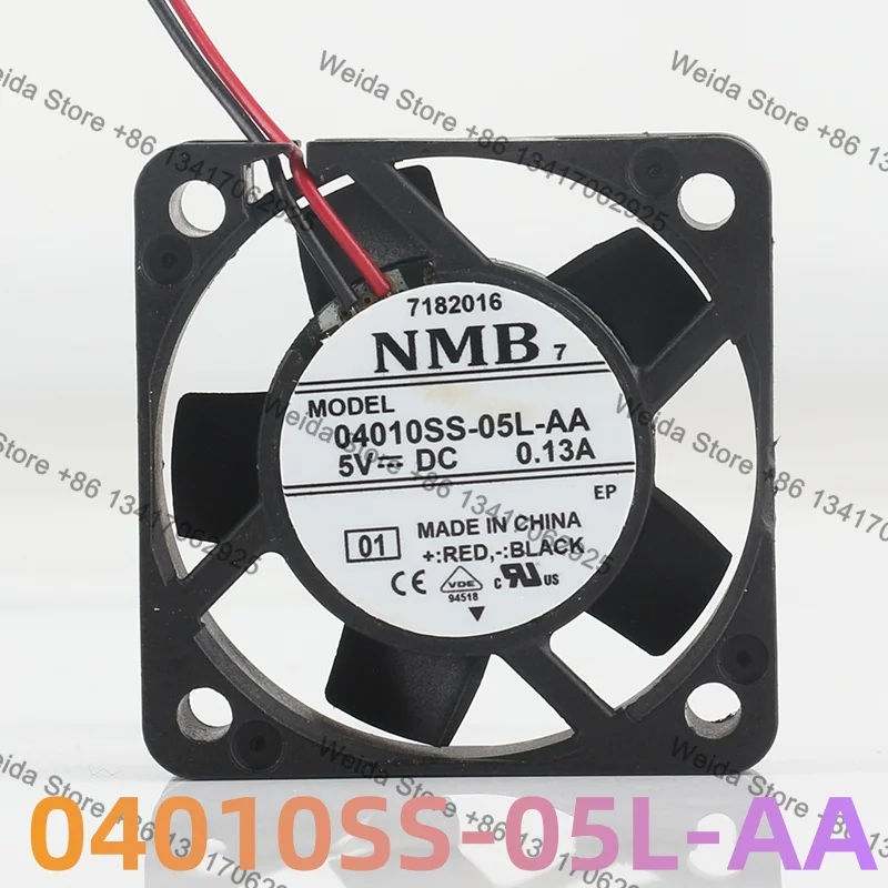 

Новый оригинальный вентилятор охлаждения NMB DC5V 0.13A AC EC 4010 4CM с подшипником, 2-проводной, 04010SS-05L-AA, 40X40X10ММ