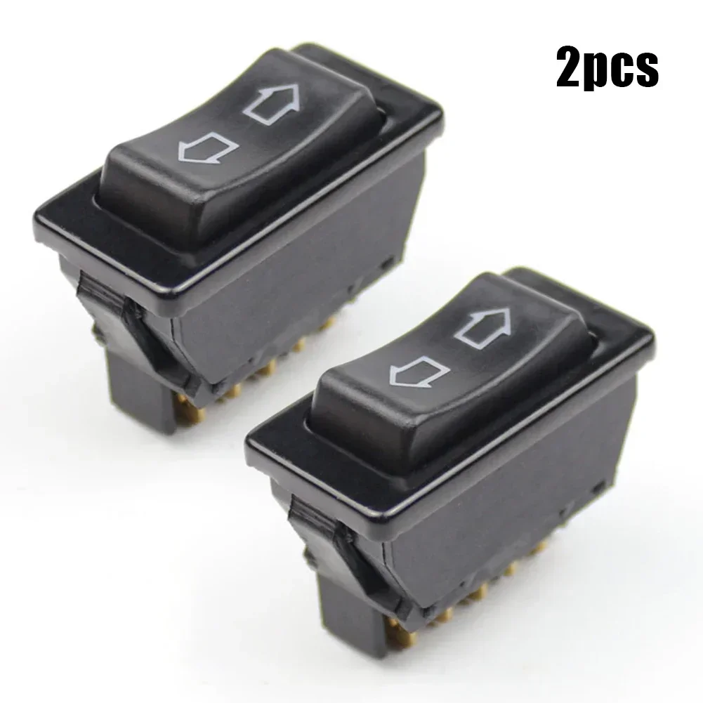 2pcs Auto Car Power Window Switch Universal 12V 20A 2 Way Momentary Electric Aerial Up Down Rocker Replacement Car Accessory