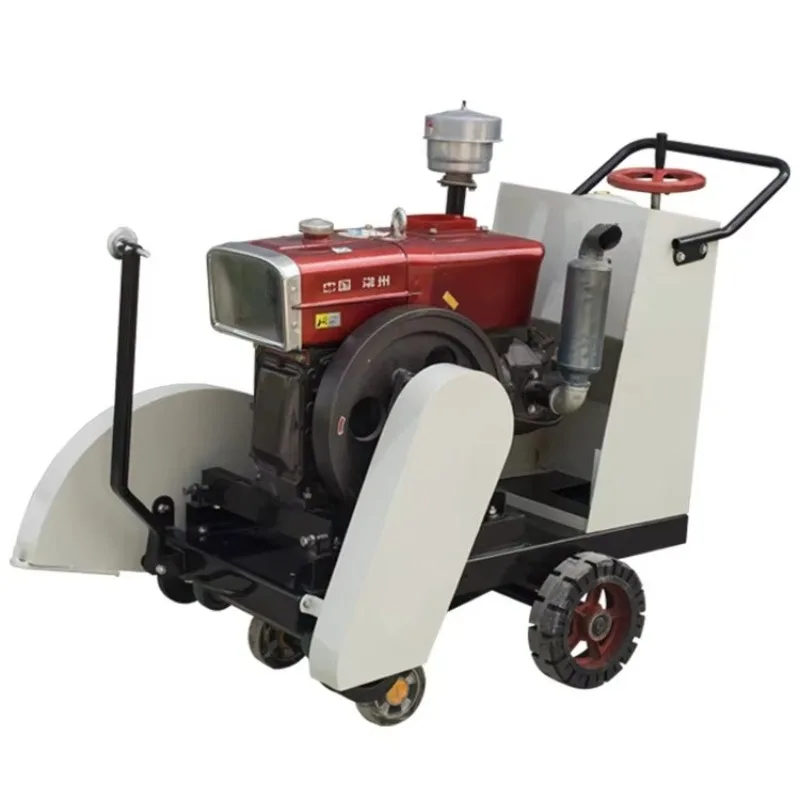 

14-Inch Asphalt & Concrete Pavement Cutter (2022) - Chinese Engine-Powered with Core Motor & Concrete Saw Blades