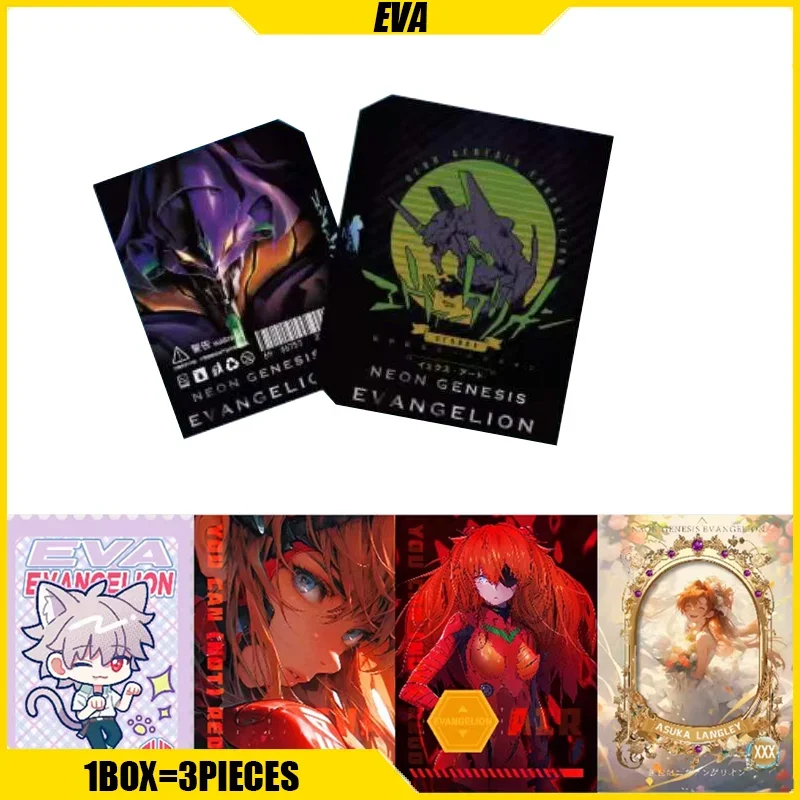 

HUANHAI 1st EVA Cards Anime Figure Collection Cards Mistery Box Board Games Toys Birthday Gifts for Boys and Girls