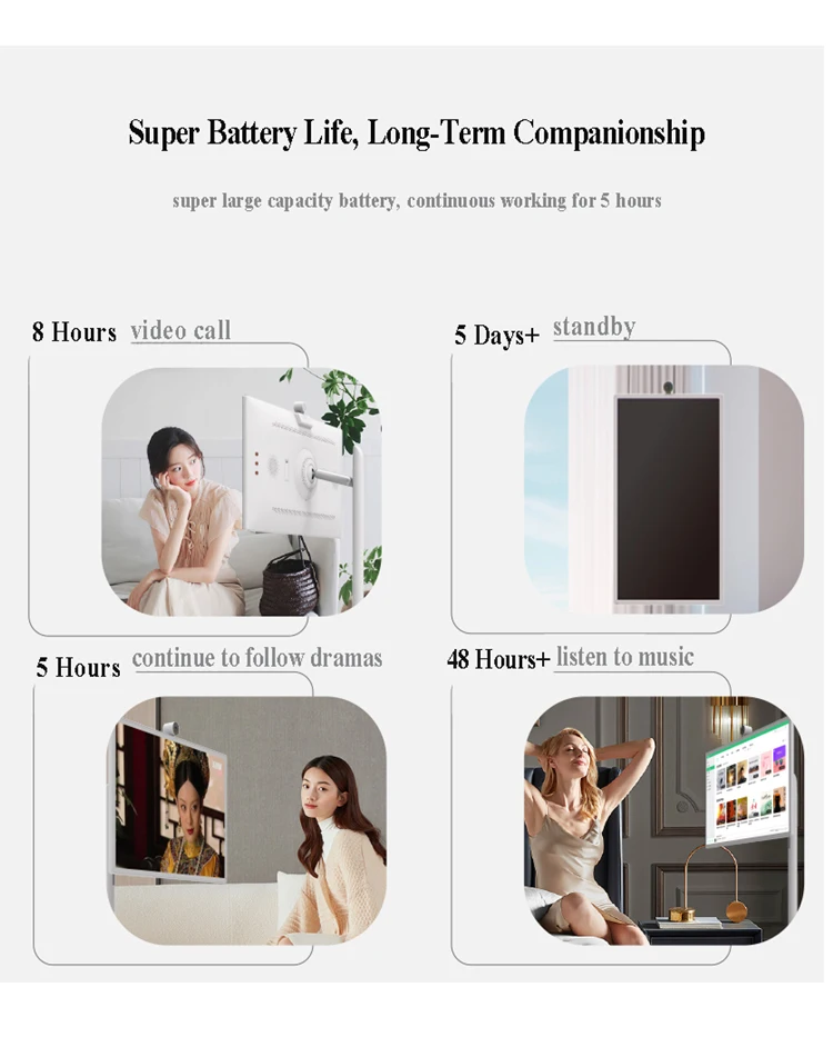 Venda quente Standby Me Smart TV 21,5/27/32 Polegadas Tela Sensível Ao Toque para Negócios Domésticos e Jogos Android TV com Interface USB