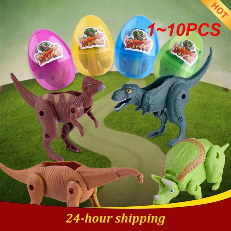 1~10PCS Dinosaur Egg Twisting Machine Period Burr-free Fall-resistant Creative High-quality Children Gift Dinosaur Toy