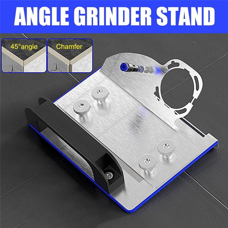 

A96I-Tile Chamfer Grinder Tool Angle Grinding Bracket For Tile Chamfering 100-Type Angle Grinder Tools For Home Renovation