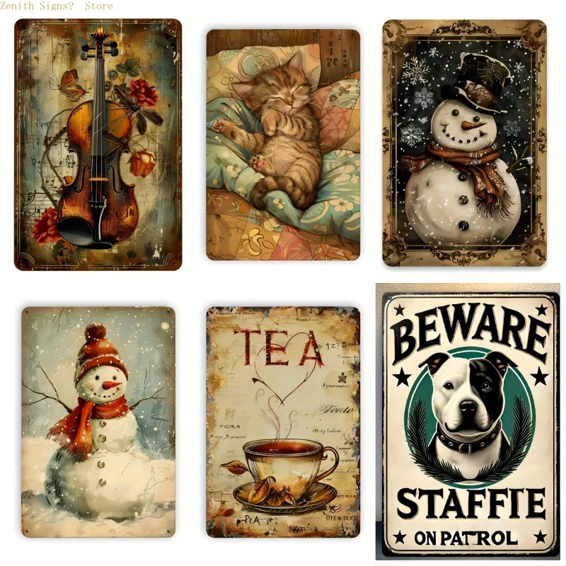 2D Classic Design Iron Wall Art Featuring Weather-Resistant Properties and Timeless Appeal for Any Room