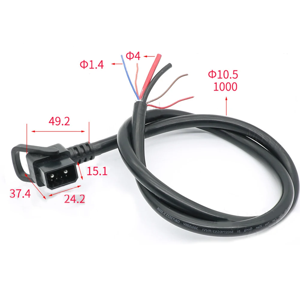 2+02+4 Male Elbow ACDC Power Connector for Energy Storage Applications and Efficient Charging of Lithium Batteries