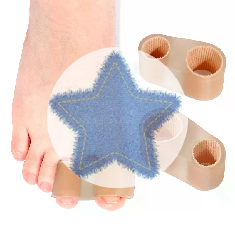 Separador de dedos de silicona, Corrector de juanete, Hallux Valgus, alisador de corrección de dedo pulgar, herramienta para el cuidado de los pies, 1 ud.