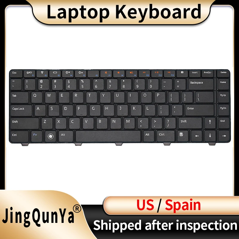 

US/SP/Spanish Laptop Keyboard For DELL Inspiron 13R 14R 14V 14VR M4010 N4010 N4030 N4020 N5020 N5030 N3010 M4010R Replacement