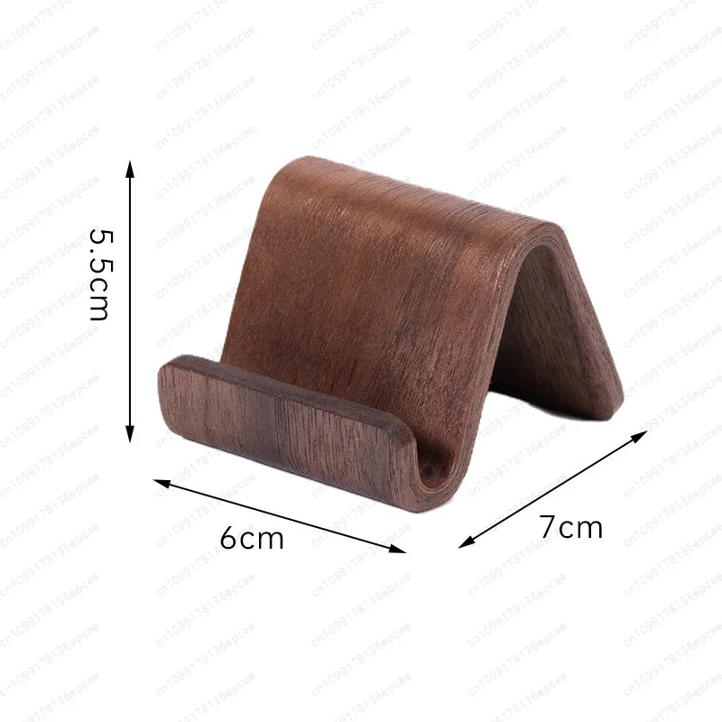 North American black walnut solid wood creative new simple mobile phone stand desktop support mobile phone shelf