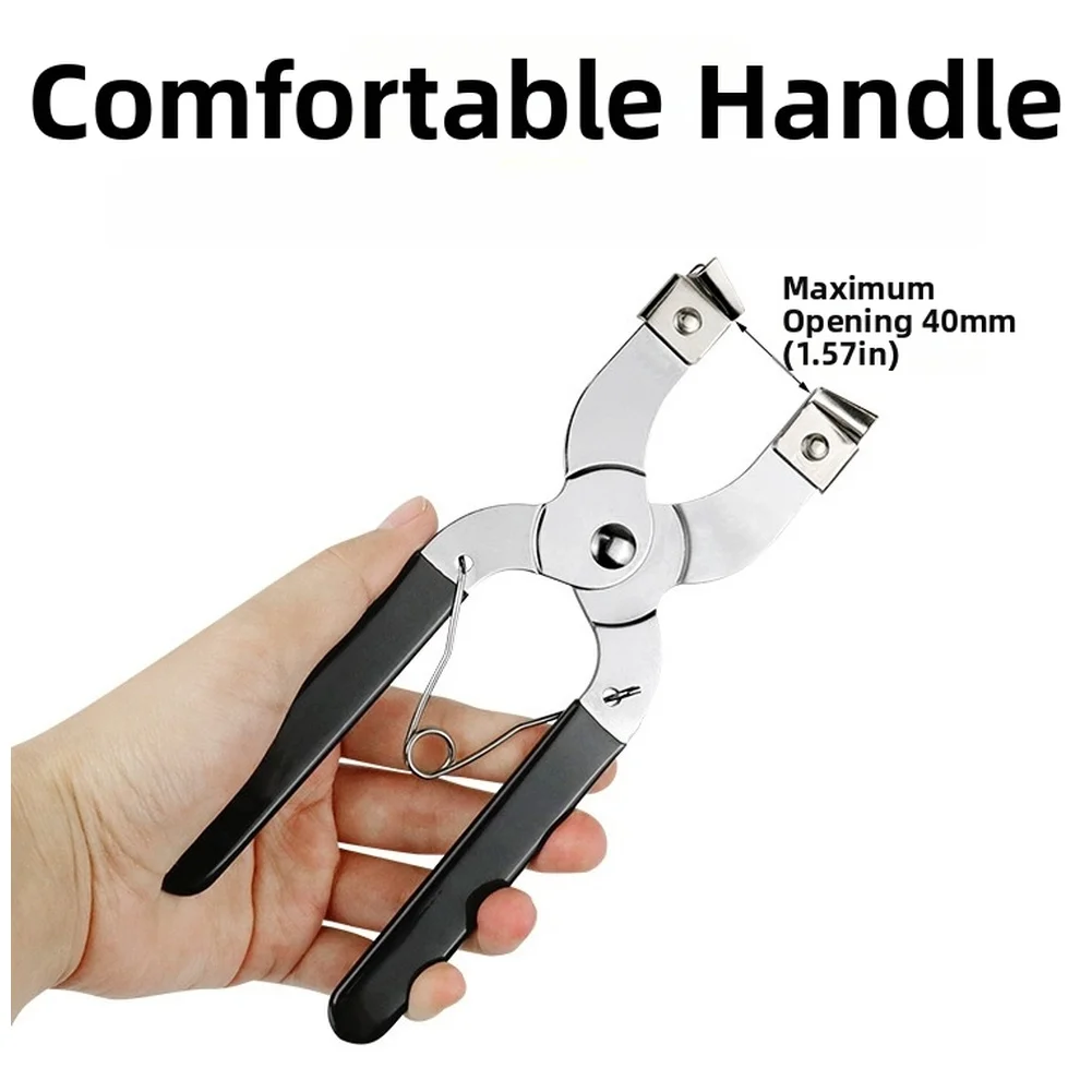 For Piston Ring Pliers Tool for Car Engine Service Built with FOR A3 Steel Soft Grip Handle and 40mm Max Jaw Opening for Fit