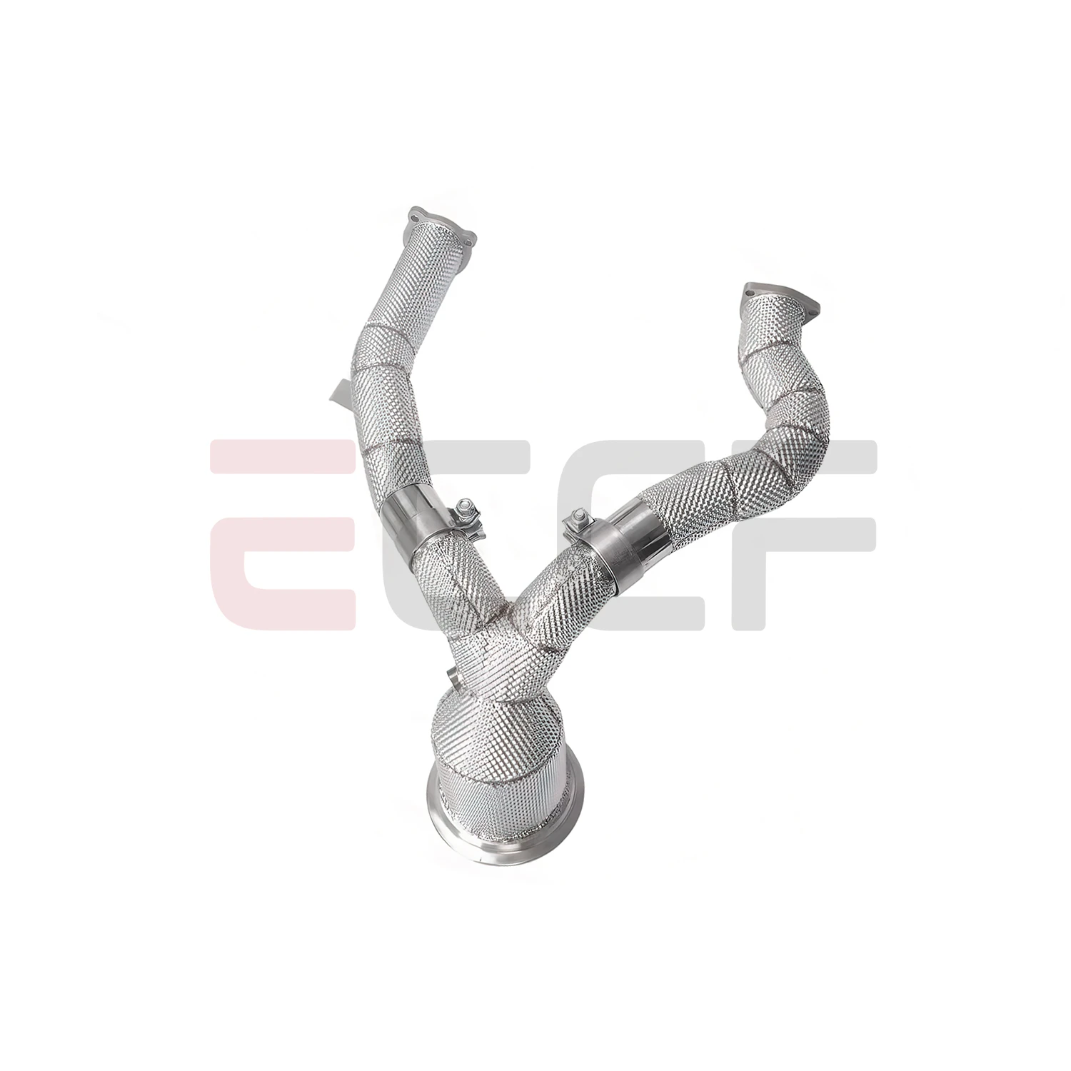 Sporty Downpipe with Heat Insulation For Audi A6 A7 C8 3.0T Aggressive Sound Plug and Play Upgrade Performance