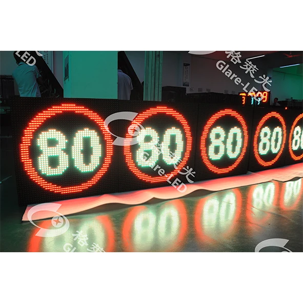 حركة المرور الطريق متغير السرعة الحد قبل تحذير Led تسجيل DIP الرقمية Led عرض لوحة لوحة LED علامة الحد من السرعة