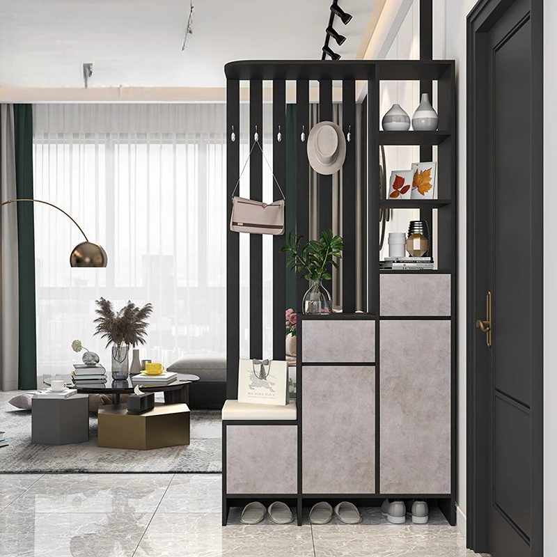 Partition Modern and simple wine cabinet Room cabinet Screen Door hall