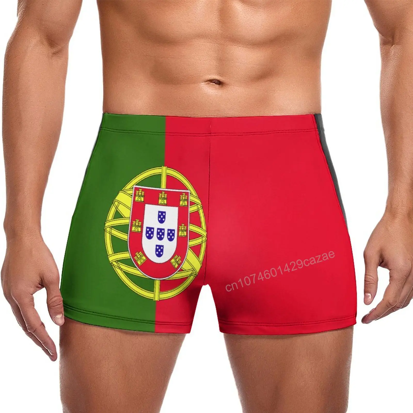 Swimming Trunks Portugal Flag Quick Dry Shorts For Men Swim Beach Short Summer Gift