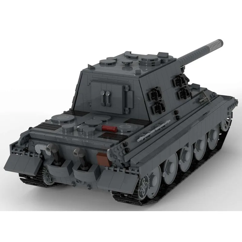 MOC-211346 Military War Series WW2 King Tiger 2 Tank blocks building heavy tank bricks DIY Toys Sets Kid's Bricks Gifts 2168PCS