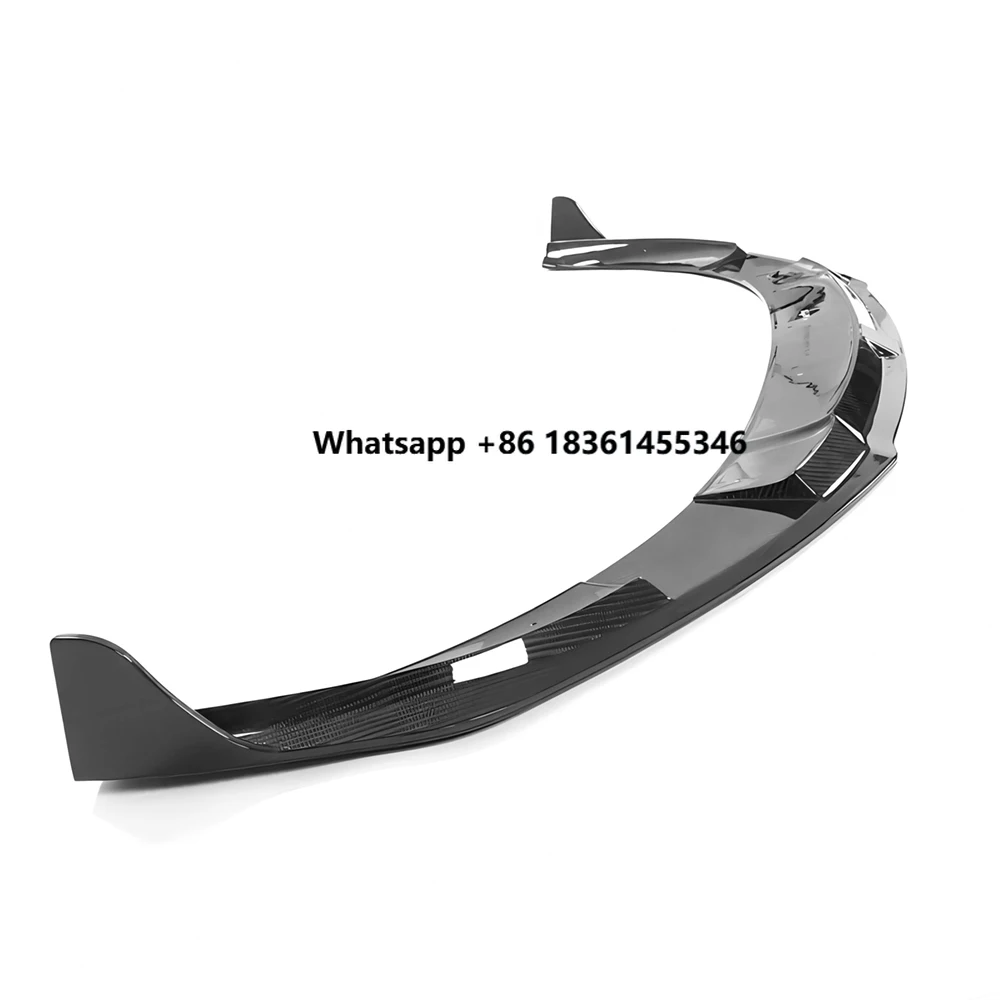 For Turbo Sedan ELECTRIC 19-20 VS Style Dry Carbon Fiber Front Bumper Lip Splitter