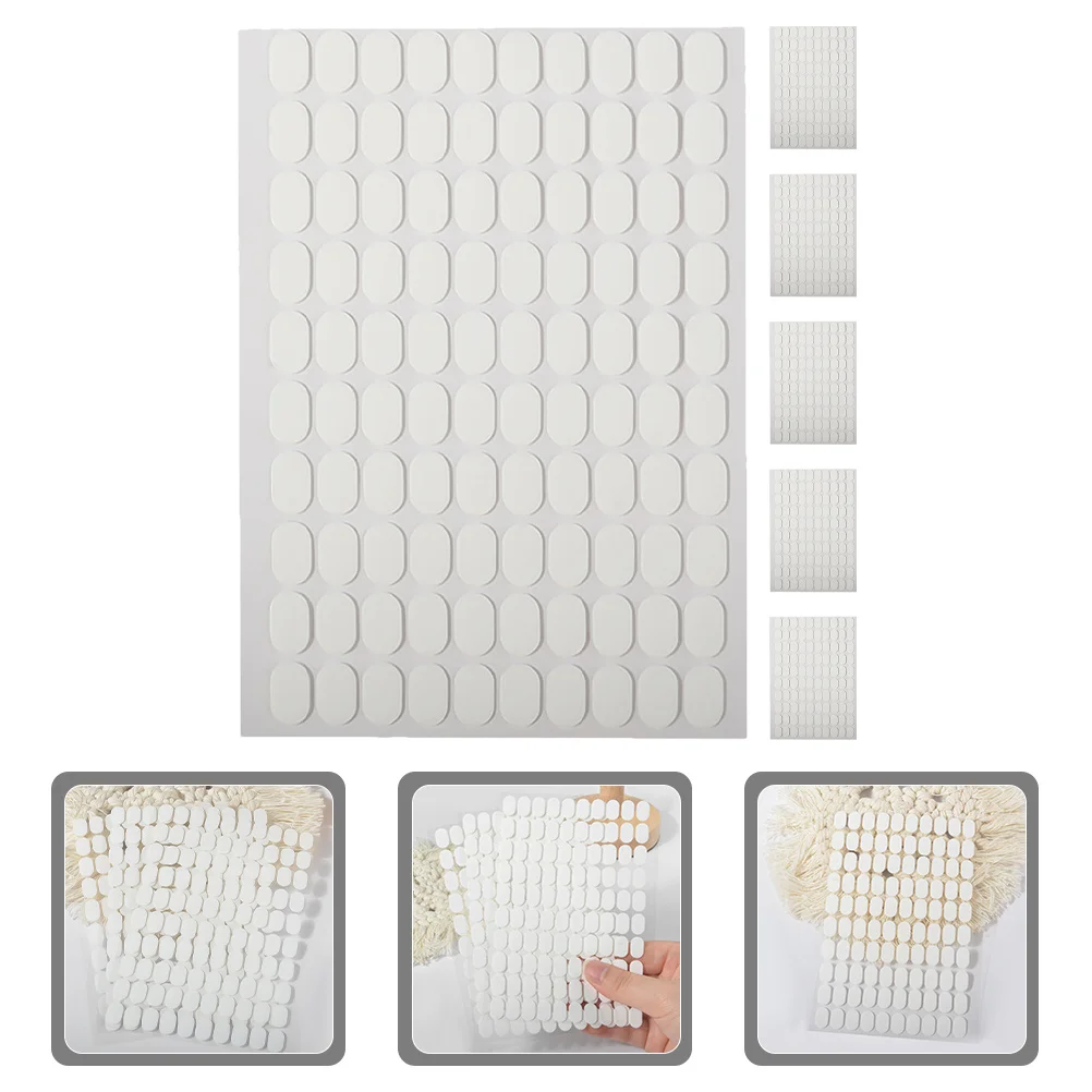 

6 Sheets Nail Stand Stickers Professional Double Sided Adhesive for Nail Art Creation French Manicure Form Stickers