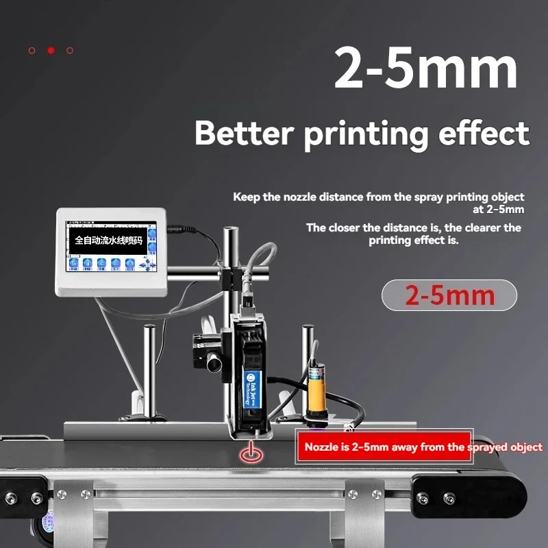 1PC Automatic Online Coding Machine, Production Date, QR Code Label, Bottle Cap Coding Machine Laser Printer