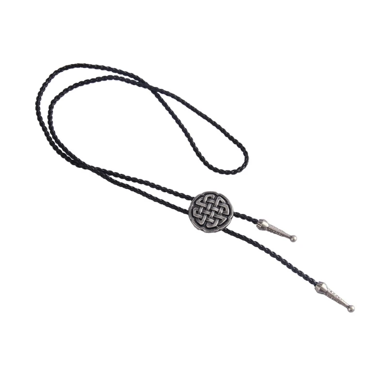 Celtical Knot Bolo Tie Moranse Bolo Tie Western Bolo Tie Necklace Cowboy Leathers Necktie Cowboy Bolo Tie Western