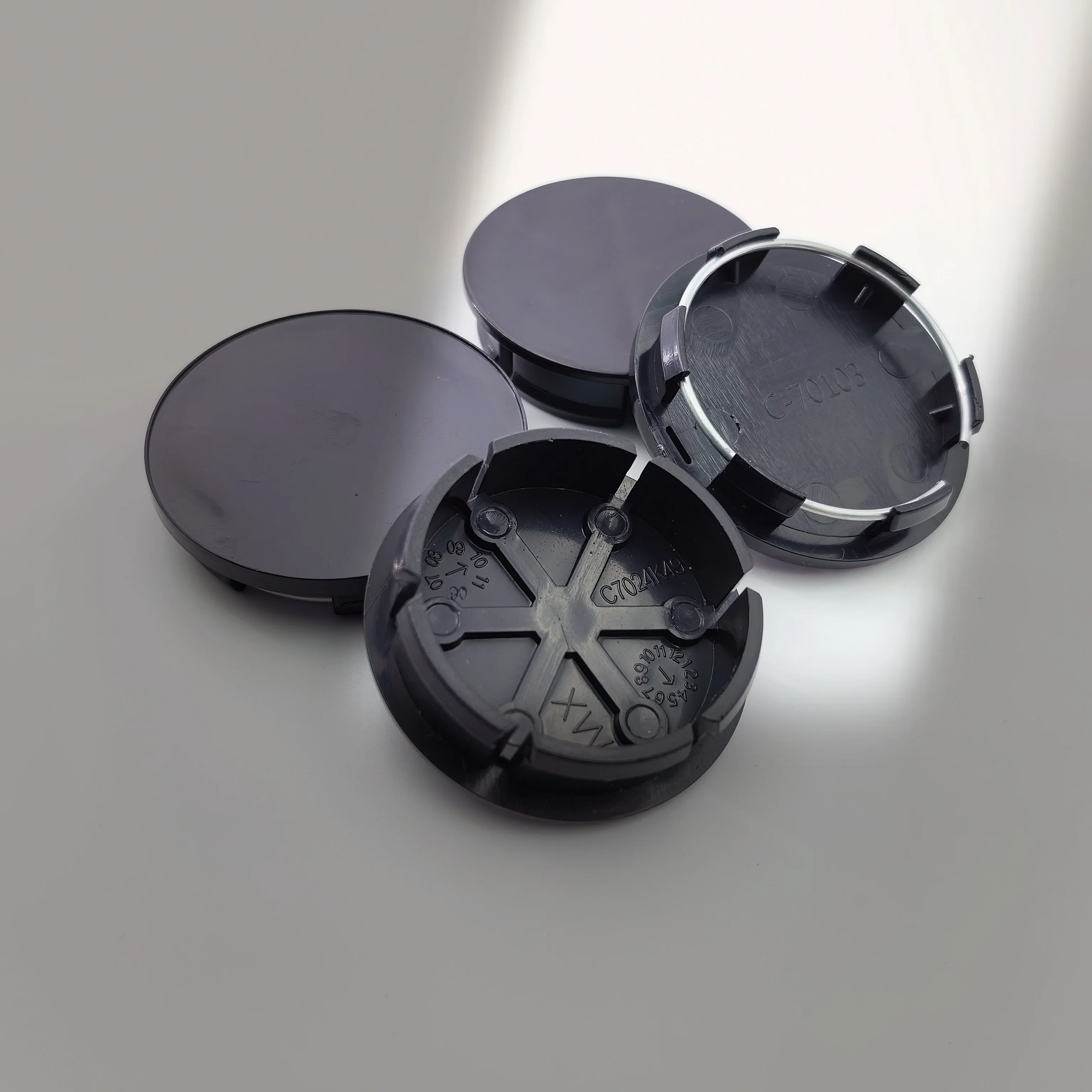 4 Uds 48,5mm 49mm 50mm 5cm Universal ABS tapa central de rueda neumático de rueda de coche juego de tapas centrales de ruedas cubierta de vehículos