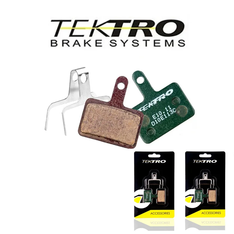 Tektro MTB Hydraulic Disc Brake Pads Resin Semi-Metalic for Mountain Bike High Performance Stopping Power Replacement Pads