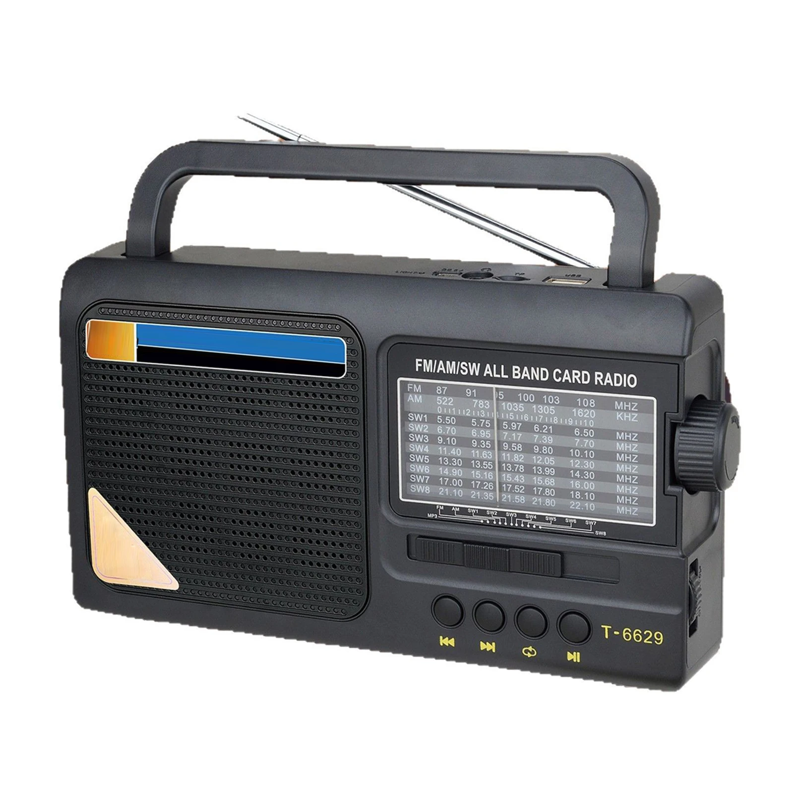 

Портативное радио: компактное мини-радио на батарейках — водонепроницаемое, простое в эксплуатации — идеальные вечеринки, Рождество, жизнь