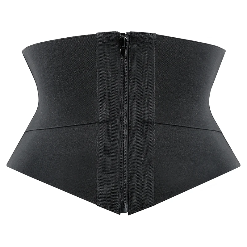 Zíper látex cintura trainer corpo shaper barriga emagrecimento shapewear feminino barriga envoltório cintura trainer espartilhos para mulheres cintura mais magro