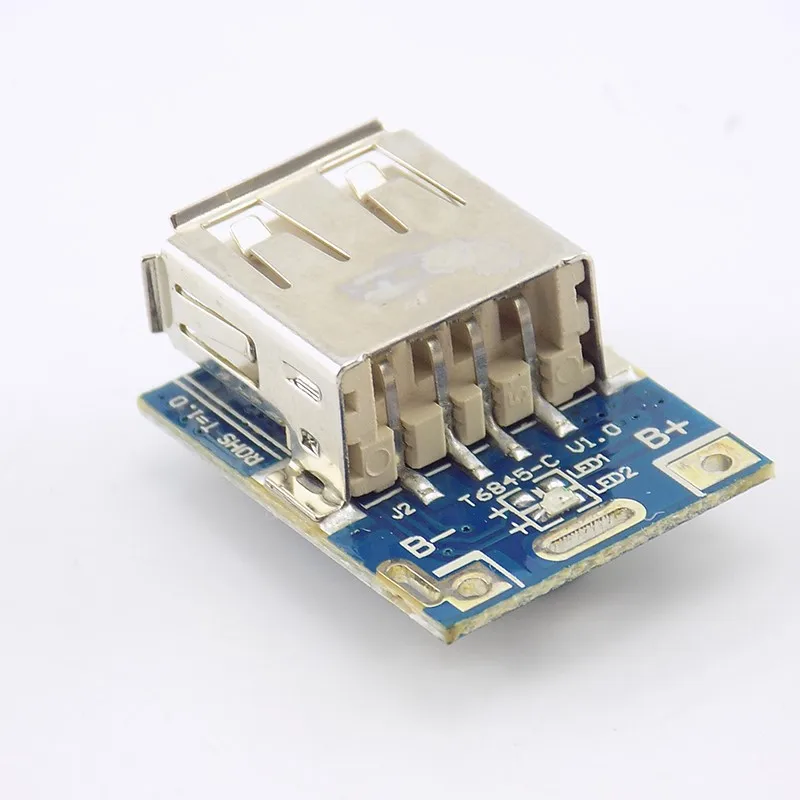 5V 1A Boost Step Up Power Module Li-Po Li-ion Lithium Battery Charging Protection Board LED Display USB For  Charger 134N3P A6