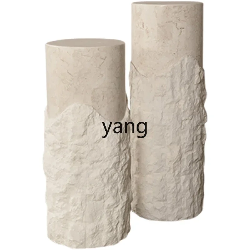 Lmm1  living room Internet celebrity flower stand wabi sandy wind villa floor style simple shelf