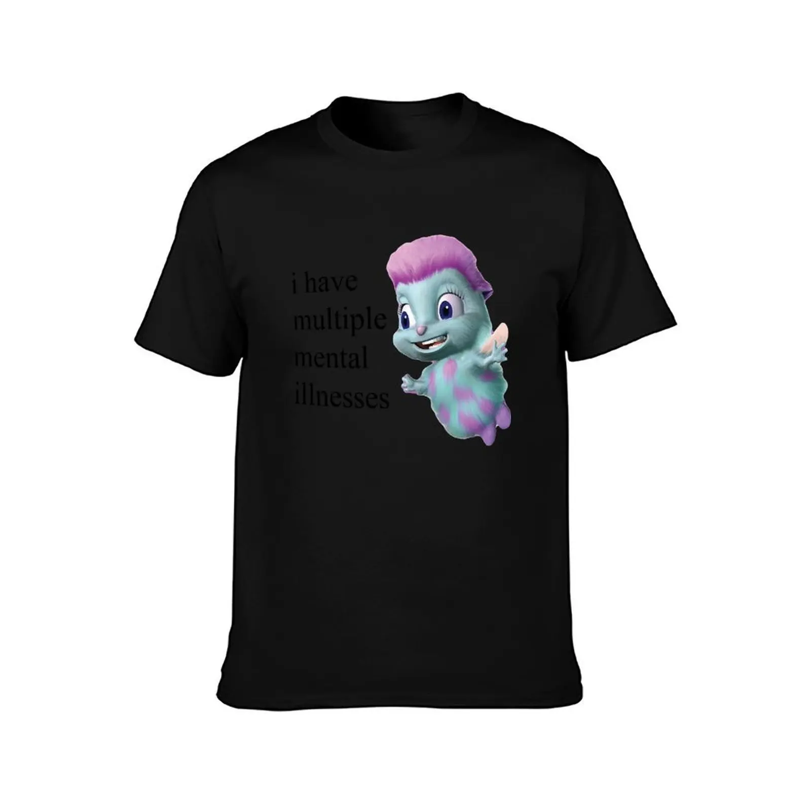 Bibble Mental Illness Rights Mens Best T-Shirt Fashion Casual Short Sleeve Top T-Shirt