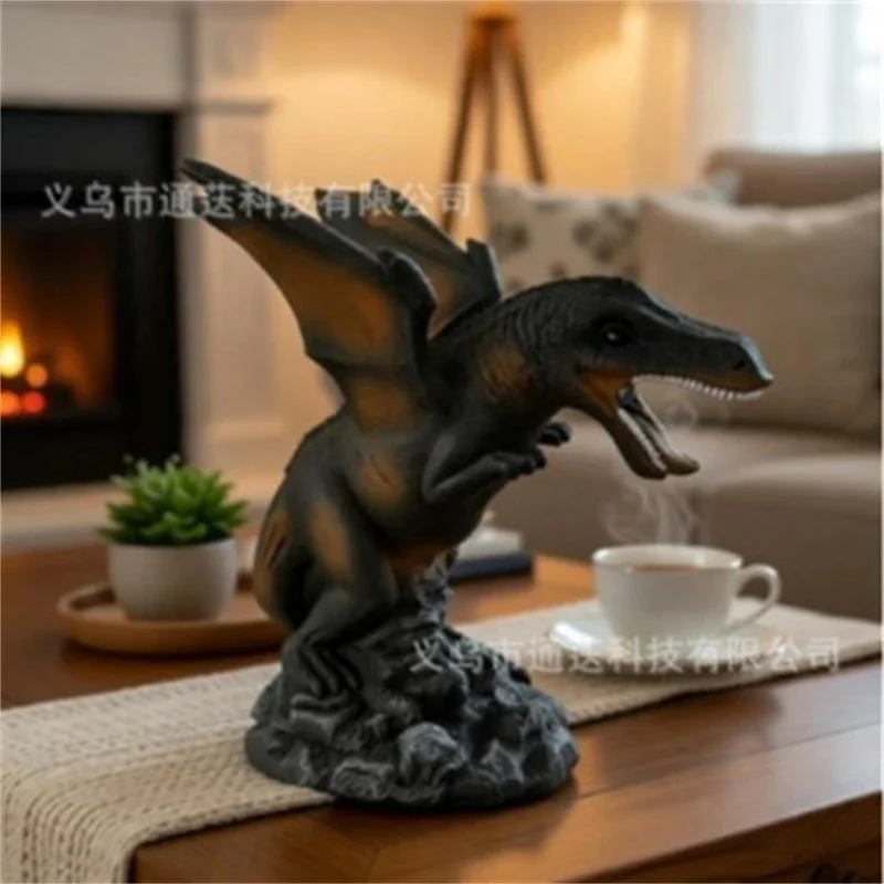 Pterosaur LED Night Light Resin Bedside Lamp Desk Decor Cute Spooky Accent Light For Kids Teens Adults Halloween Christmas Gift