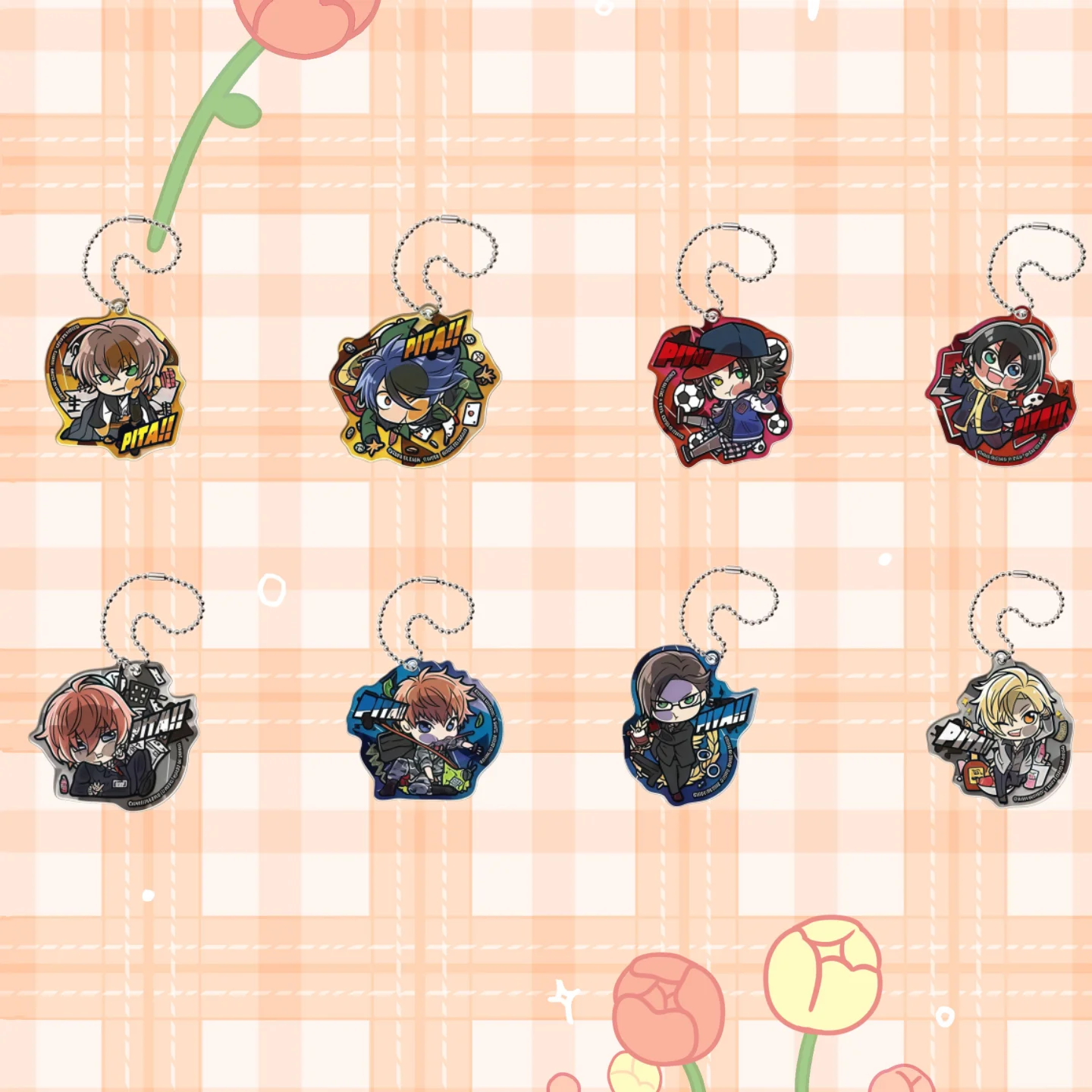 

Acrylic Keychain Anime Hypnosis Microphone Ichiro Yamada Jiro Yamada Samatoki Aohitsugi Jyuto Iruma Jyuto Iruma Cute Bag Pendant
