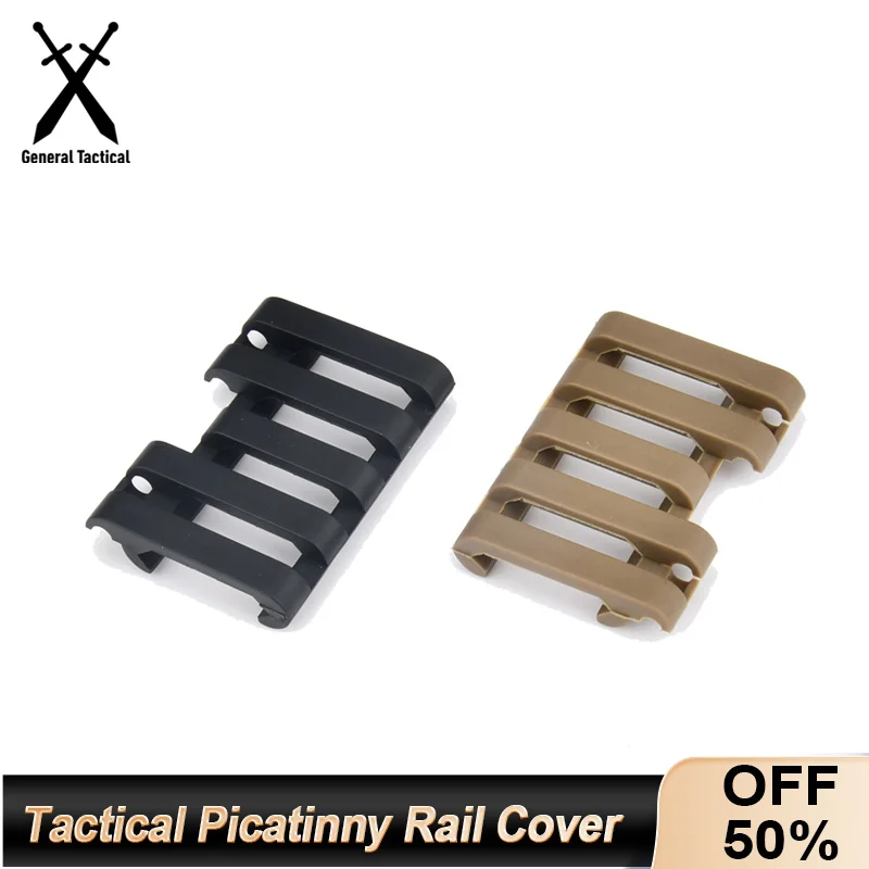 

Tactical Airsoft 5 Slot Rail Cover With Wire Loom Scout Light Flashlight Accessories PEQ M600 M300 Laser Pressure Pad Switch