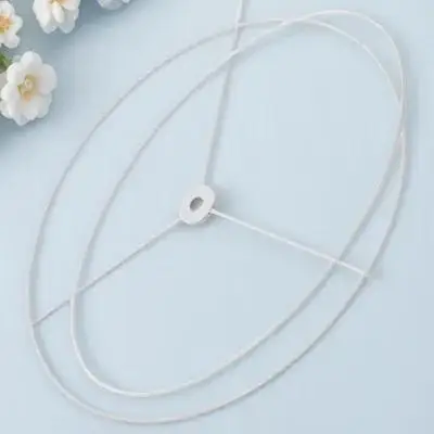 

Набор из 1 шт. железного держателя для абажура, круглая рамка для абажура своими руками, прочная коррозионностойкая рамка для потолочного светильника, аксессуар для лампы