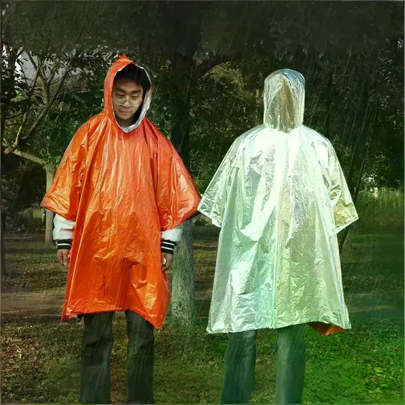 Emergency Insulation Raincoat Multifunctional First Aid Raincoat Rainproof And Cold Resistant Dual-purpose Outdoor