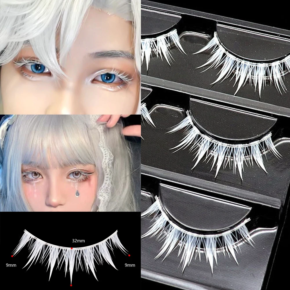 Eyelash Extension Human Hair - 3 pary sztucznych rzęs w kolorze