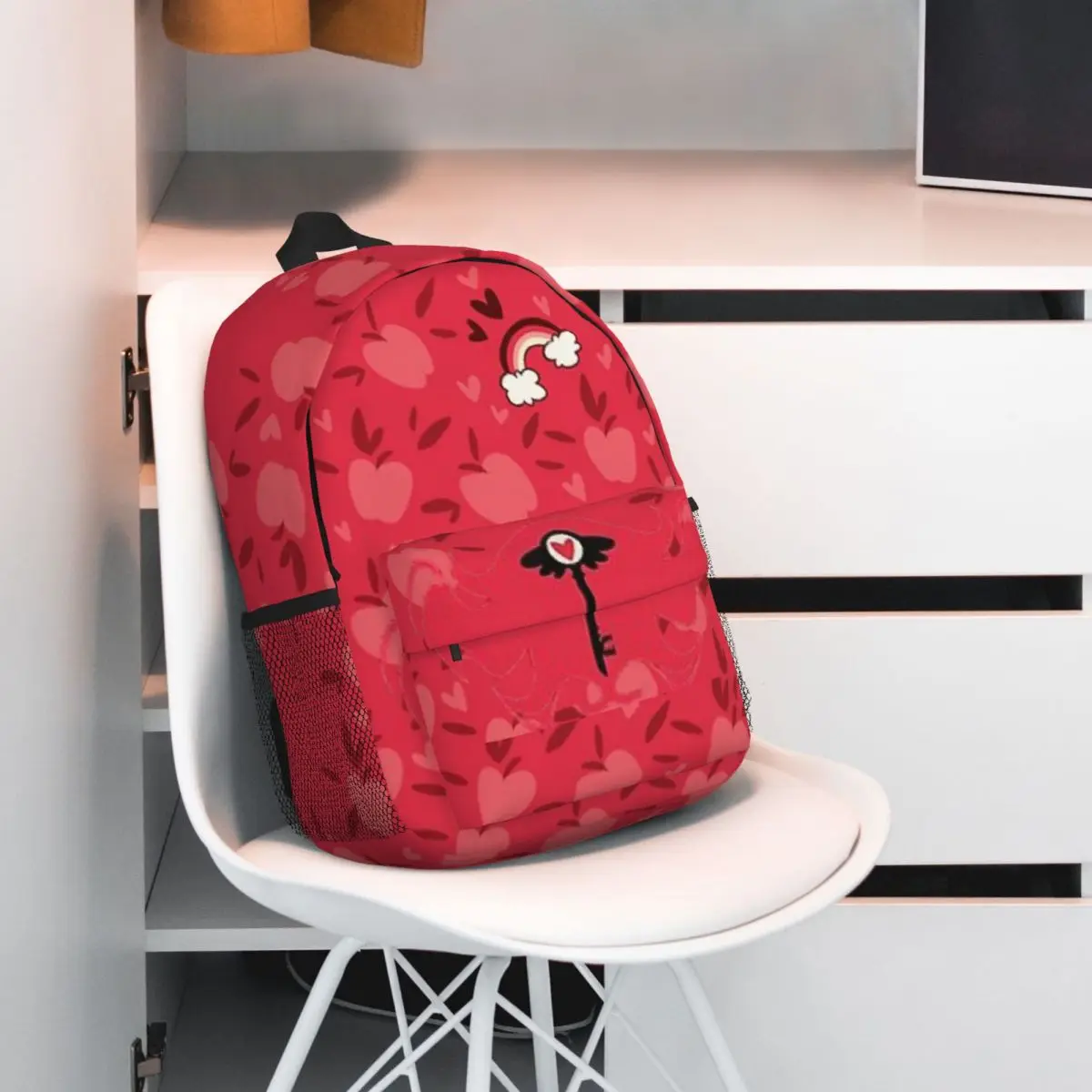 Hazbin-Hotel-Unisex Mochila Leve, Padrão School Bag, Padrão impresso, Novo, elegante, 15 Polegada