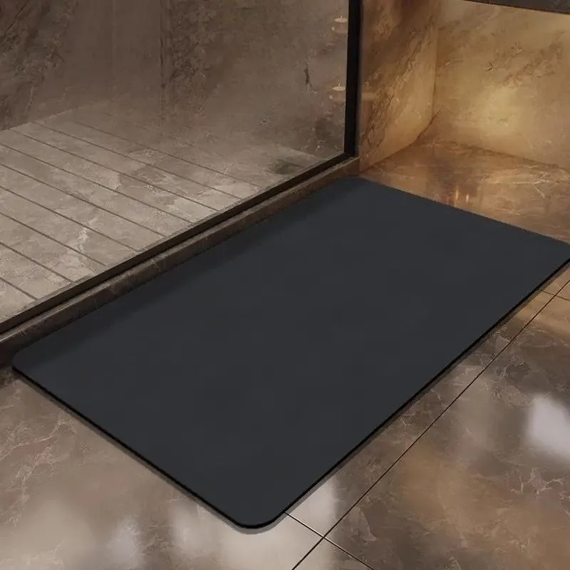 Quick-dry foot mat,Soft diatomaceous bathroom  water-absorbing mat